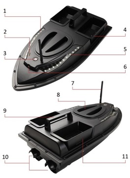 Łódka zanętowa Flytec V700