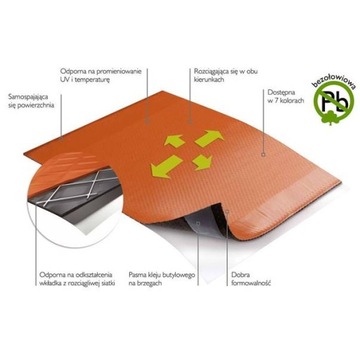 Лента кровельная Wakaflex 280мм коричневая 5м