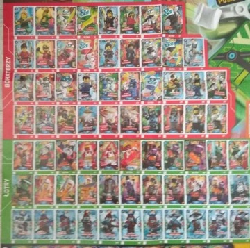 lego ninjago prime 5 następny poziom 70 sztuk kart