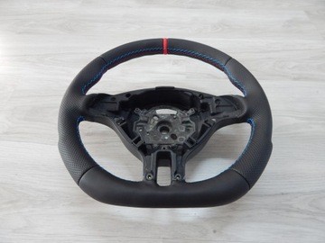 BMW E46 — спортивный руль под дерево — отделка