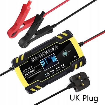 Cyfrowa automatyczna ładowarka do akumulatorów FOXSUR 12V24V 8A