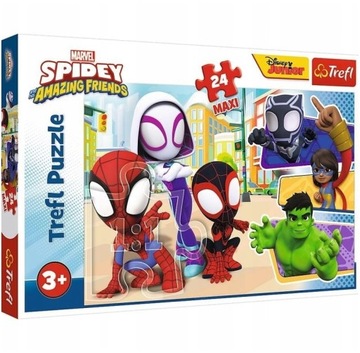 Trefl Puzzle MAXI Spiday i przyjaciele 24 el.
