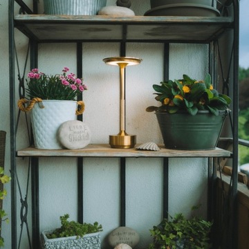 ELEGANCKA NOWOCZESNA LAMPA STOŁOWA LED BEZPRZEWODOWA STEROWANIE DOTYKOWE