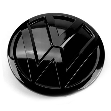 VW SCIROCCO ZNACZEK EMBLEMAT LOGO CZARNY KOMPLET