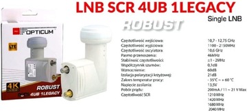 KONWERTER OPTICUM UNICABLE SCR 4UB 1 LEGACY -5 TUN