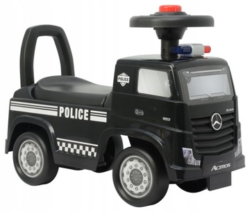 Jeździk Ciężarówka Mercedes Actros na Licencji Czarny