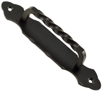 UCHWYT ANTABA DO DRZWI OZDOBNA CZARNA 190MM RETRO