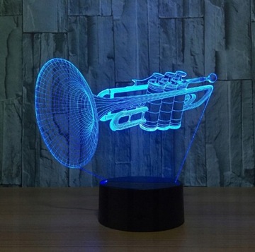 Настольная лампа Bluess Trumpet 16 цветов LED PLEXIDO