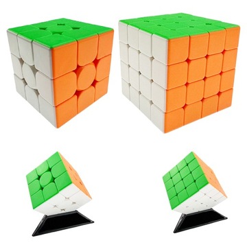 KOSTKA MoYu ZESTAW 3x3 4x4 PROFESJONALNA SZYBKA