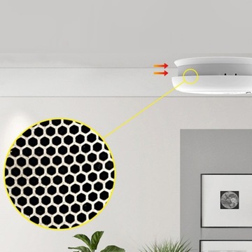 Детектор дыма 85 децибел Самотестирование Сигнализация низкого заряда батареи