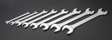 Ключи рожковые двусторонние 6-22 мм, набор 8 шт.