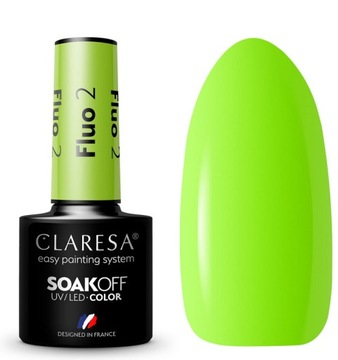 CLARESA FLUO NEON LAKIER HYBRYDOWY NEONOY MIX