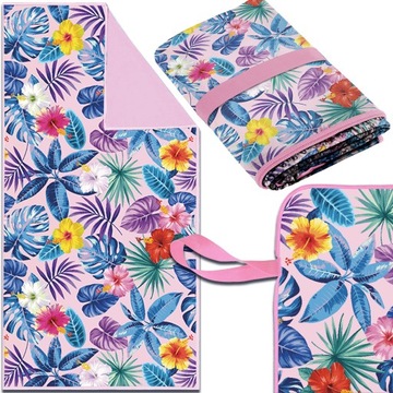 БОЛЬШОЕ БЫСТРОСУХОЕ СПОРТИВНОЕ ПЛЯЖНОЕ ПОЛОТЕНЦЕ ДЛЯ БАССЕЙНА И ТРЕНАЖЕРНОГО ЗАЛА 80x160