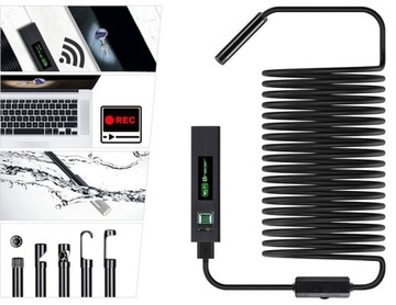 Kamera Endoskopowa Inspekcyjna 5M 8MM LED WIFI
