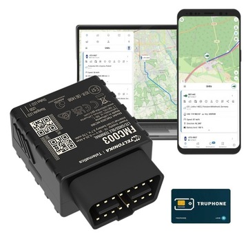 Lokalizator GPS 4G do OBD Teltonika FMC003 serwer+sim TOP !