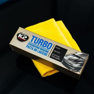 ПОЛИРОВАЛЬНАЯ ПАСТА K2 TEMPO TURBO УДАЛЯЕТ ЦАРАПИНЫ 120 г FV