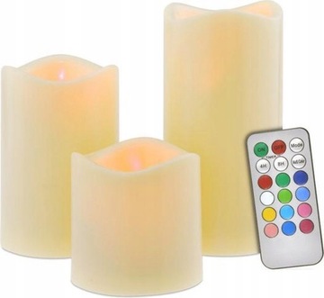 НАБОР ДЕКОРАТИВНЫХ СВЕЧЕЙ С МРАМОРНЫМ ПУЛЬТОМ УПРАВЛЕНИЯ