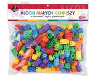 KLOCKI MAŁYCH GENIUSZY - Śrubki 100 elementów