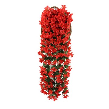 Sztuczna Roślina Wisząca - Hangyplant Czerwony