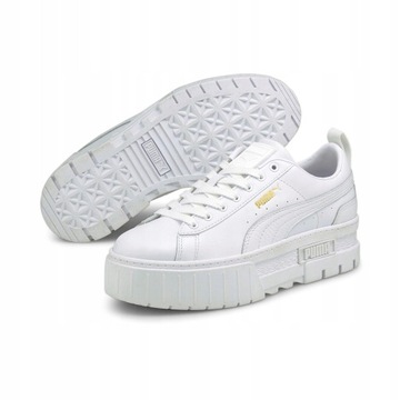 Buty damskie sportowe Puma Mayze SNEAKERSY NA PLATFORMIE SKÓRZANE 38420901