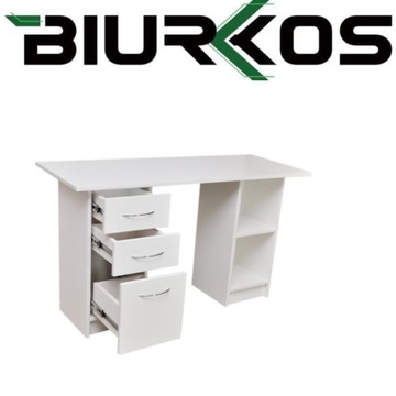Белый косметический стол Biurkos