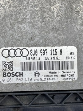 AUDI TT 8J 2.0 TFSI MODUL ŘÍZENÍ JEDNOTKA MOTORU ECU MED9.1
