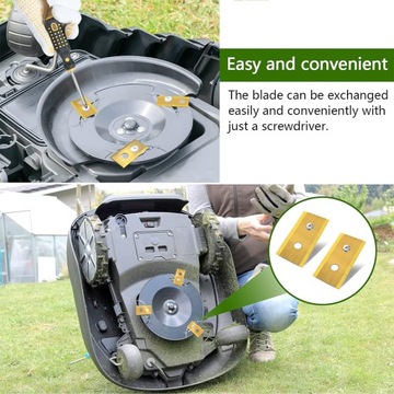 ТИТАНОВЫЕ ЛЕЗВИЯ ДЛЯ РОБОТА WORX LANDROID ЛЕЗВИЯ ДЛЯ РОБОТА-КОСОСИЛКИ 30 ШТ.