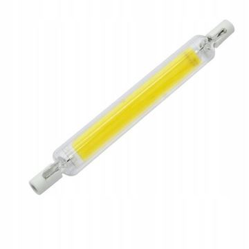COB R7S Szklana lampa LED Lampa halogenowa