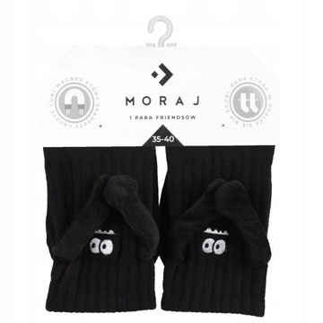 НОСКИ С МАГНИТОМ УНИВЕРСАЛЬНЫЕ ДЛЯ ПАР МАГНИТНЫЕ НОЖКИ НОСКИ МОДНЫЕ MORAJ 40-44