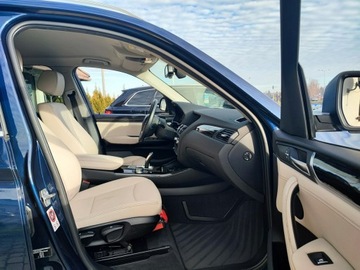 BMW X3 F25 SUV 2.0 20d 190KM 2016 BMW X3 Krajówka, lakier oryginalny 100%, zdjęcie 9