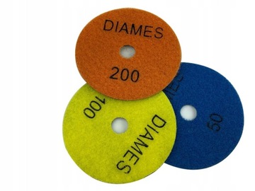 3 шт. СУХОЙ ПОЛИРОВАЛЬНЫЙ ДИСК ДЛЯ ЗЕЛЕНОГО ДИАМЕТРА 100 # 50 # 100 # 200 ШЛИФОВАЛЬНЫЙ ГЕЛЬ