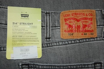 LEVI'S 514 40/32 W40 L32 straight 1660 pas 106 cm