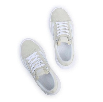 Buty damskie trampki niskie VANS OLD SKOOL OVER na platformie kremowe 39