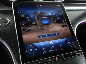 Mercedes Klasa C W206 2022 Mercedes C 220 mHEV 4x4 automat skóra panorama, zdjęcie 27