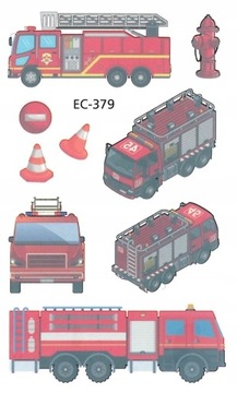Tatuaże zmywalne dla dzieci STRAŻ POŻARNA EC379