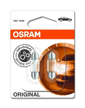 OSRAM ЛАМПОЧКА RURKOWA 12V/10W 11X28MM ОРИГИНАЛ 12V BLISTER 12V 