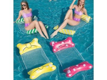 HAMAK WODNY MATERAC DO PŁYWANIA DMUCHANY LEŻAK