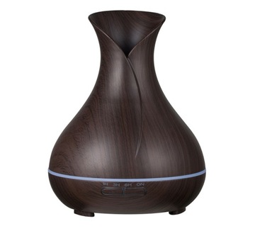 Ultradźwiękowy Nawilżacz LED Dyfuzor Aroma SPA DARK WOOD