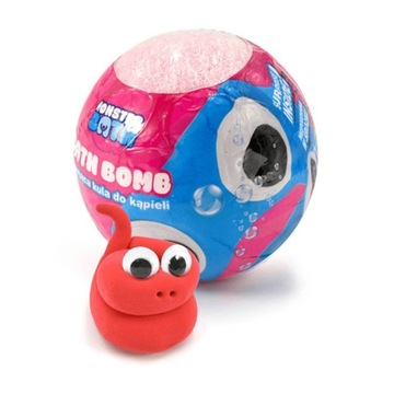 Kula do kąpieli dla dzieci MONSTER BATH Malina, piankolina w środku