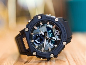 MĘSKI ZEGAREK CASIO GST-B300B-1AER G-SHOCK SOLARNY