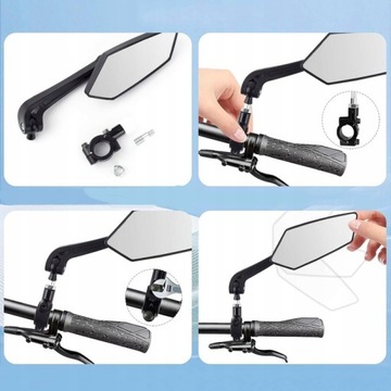2 шт. ВЕЛОСИПЕДНОЕ ЗЕРКАЛО ДЛЯ ВЕЛОСИПЕДА, УНИВЕРСАЛЬНОЕ