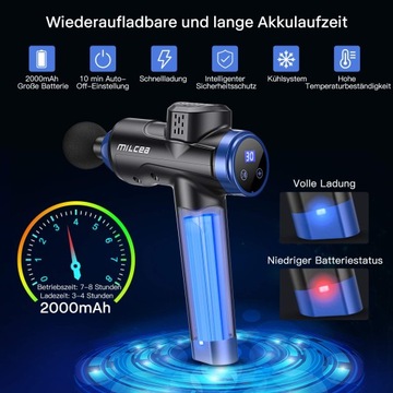 MILcea Pro HH14001, Массажный пистолет, аппарат