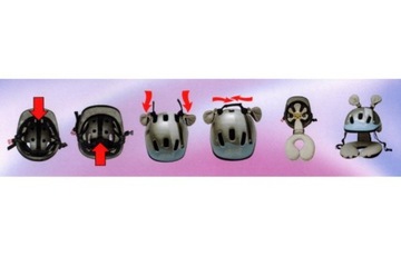 Противоударная дорожная подушка для велосипедного шлема.