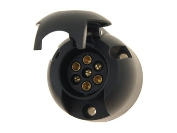 GNIAZDO PRZYCZEPY 7/ 12V plastikowe 7 PIN