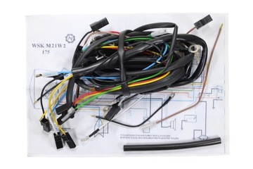 INSTALACJA ELEKTRYCZNA WSK M21W2175 DUDEK