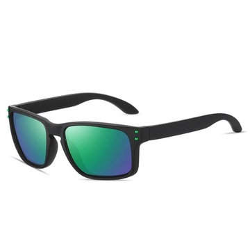 Sportowe Okulary Przeciwsłoneczne UV400 Zielono Niebieski