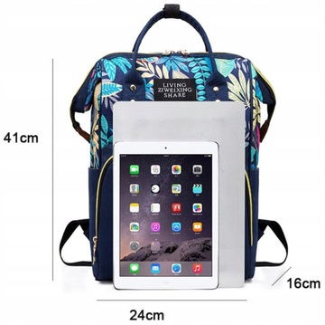 СУМКА-ОРГАНИЗАТОР ДЛЯ КОЛЯСКИ РЮКЗАК ДЛЯ МАТЕРИ И РЕБЕНКА 3В1 ДЛЯ ЦВЕТОЧНОЙ ПРОГУЛКИ