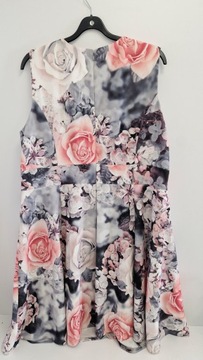 Sukienka w kwiaty Calvin Klein plus size