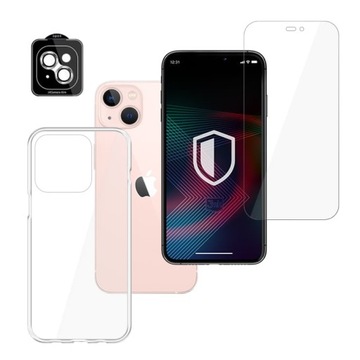 Szkło hartowane + Etui +Lens 3mk na iPhone 14 Plus