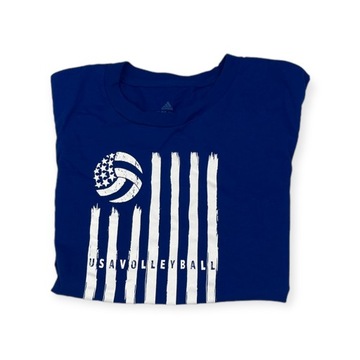 Мужская синяя футболка Adidas USA Volleyball 2XL